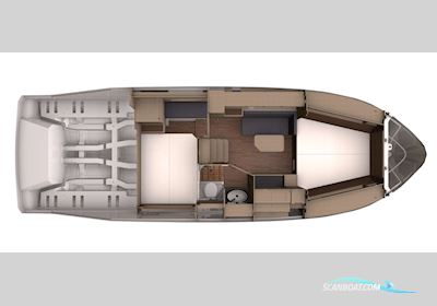 Bavaria SR33 Open Motorboot 2025, mit Volvo Penta motor, England