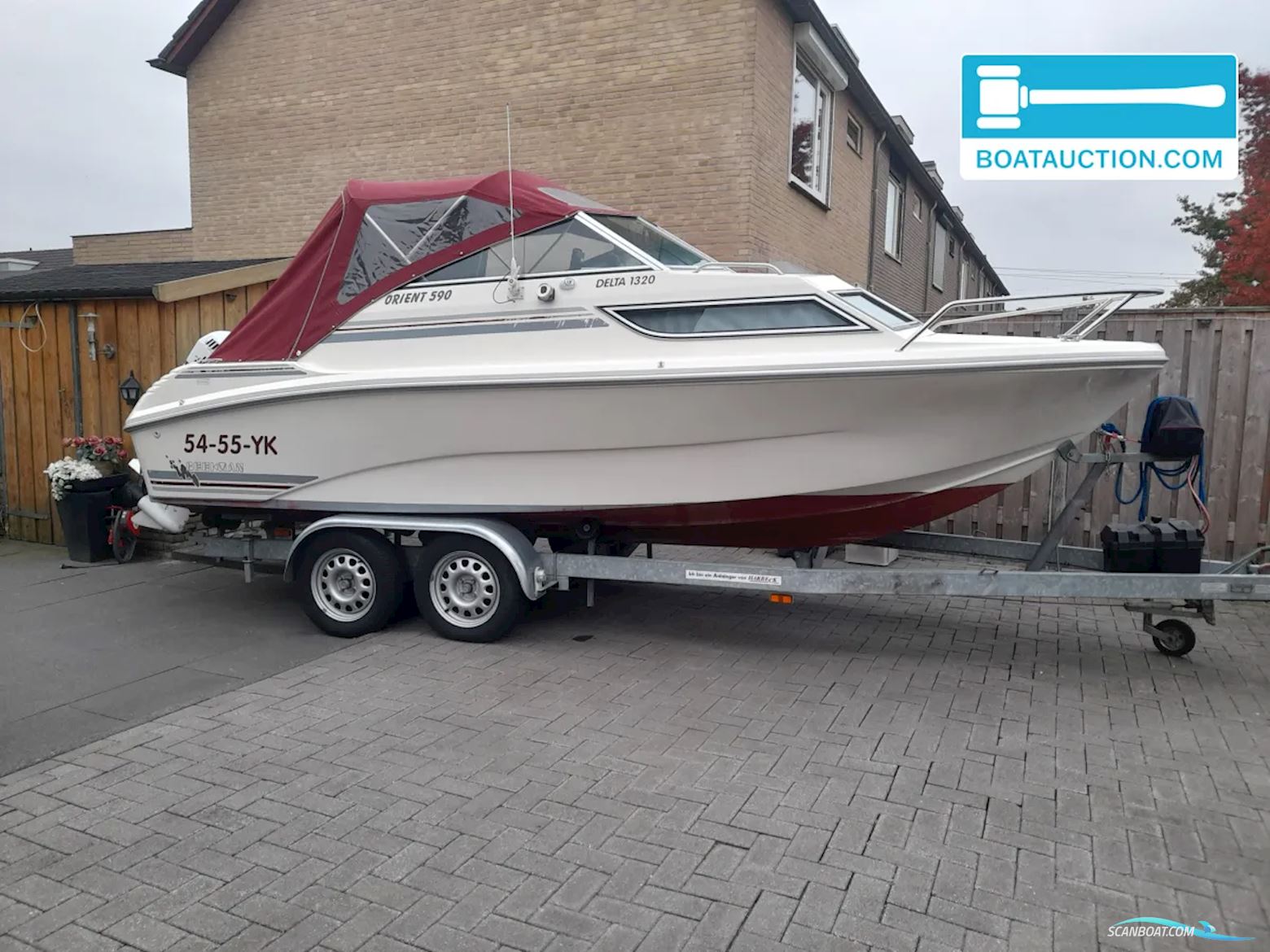 Beekman Orient de Luxe 590 Motorboot 2006, mit Johnson motor, Niederlande