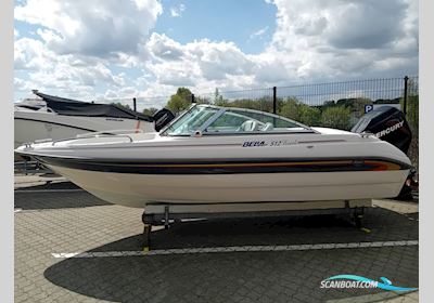 Bella 512 Excel Bowrider m/100hk Mercury 4-Takt Efi Motorboot 2008, mit Mercury 4-Takt Efi motor, Dänemark