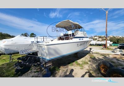 Bertram Bahia Mar 25 Motorboot 1967, mit Mercruiser motor, Frankreich