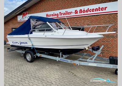 Campion 542 Explorer m/Yamaha F115 hk og Variant Trailer Motorboot 2003, mit Yamaha motor, Dänemark