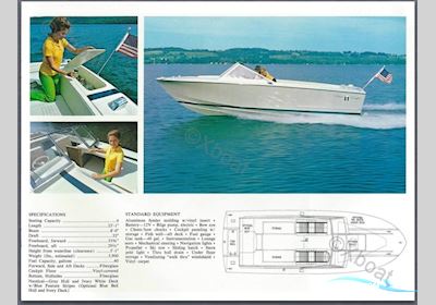 Chris-Craft Chris Craft Lancer 23 Motorboot 1967, mit Mercruiser motor, Frankreich