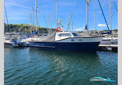Coaster Coastworker Motorboot 1976, mit Mercedes OM 314 motor, England