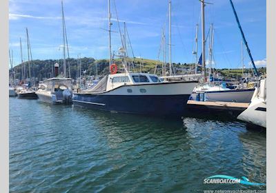 Coaster Coastworker Motorboot 1976, mit Mercedes OM 314 motor, England