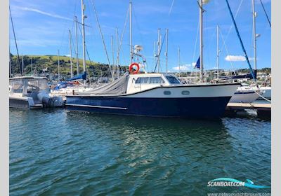 Coaster Coastworker Motorboot 1976, mit Mercedes OM 314 motor, England