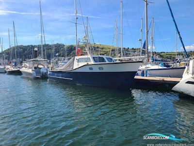 Coaster Coastworker Motorboot 1976, mit Mercedes OM 314 motor, England