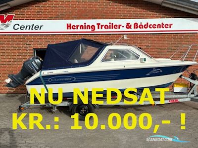 Crescent Gemini m/Yamaha F50 hk og Brenderup Trailer - NU Nedsat KR: 10.000,- ! Motorboot 2004, mit Yamaha motor, Dänemark