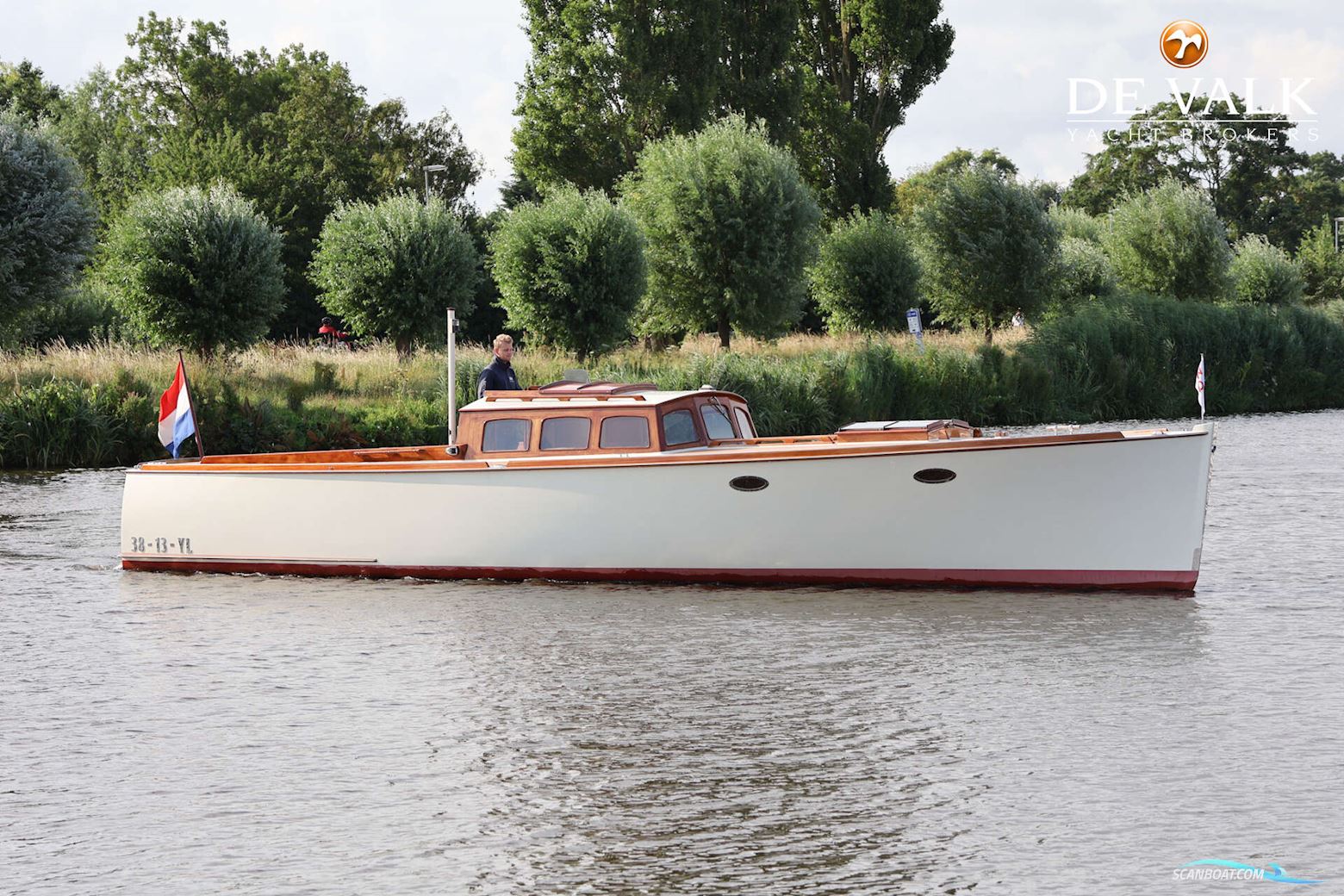 Custom Aluminium Cruiser Motorboot 1998, mit Steyr motor, Niederlande