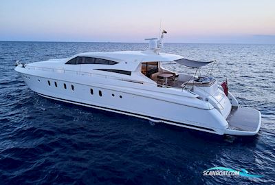 Dalla Pietà 80 HT Motorboot 2004, mit MTU 16v2000M91 dvs 16 cylindere motor, Dänemark