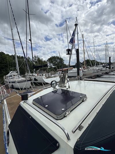 Eigenbau Reinke Tourina 10m Motorboot 1983, mit Mercedes OM 616 motor, Deutschland