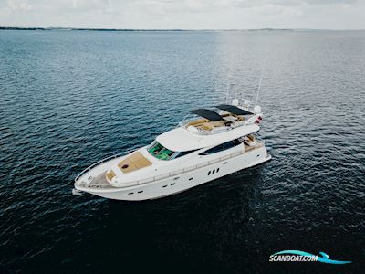 Elegance 64 Motorboot 2006, mit 2 x MAN V12-1360 CR
 motor, Dänemark