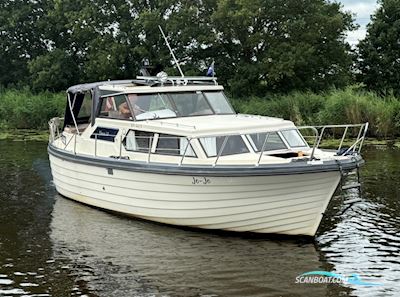 Elwaro 30 HT Motorboot 1978, mit Fors Sabb motor, Niederlande