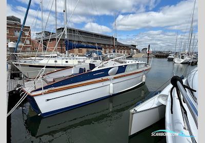 Fairey Huntsman 28 Motorboot 1969, mit Perkins motor, England