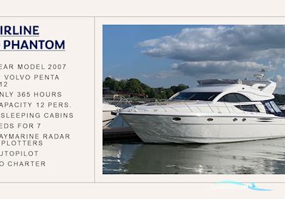 Fairline Phantom 50 Motorboot 2007, mit Volvo Penta D12 motor, Finland