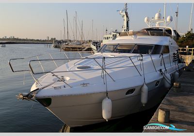 Fairline Squadron 59 Motorboot 1998, mit Caterpillar
 motor, Dänemark