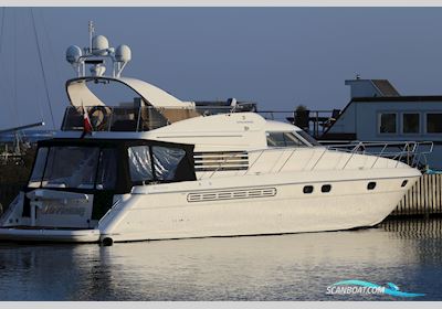 Fairline Squadron 59 Motorboot 1998, mit Caterpillar
 motor, Dänemark