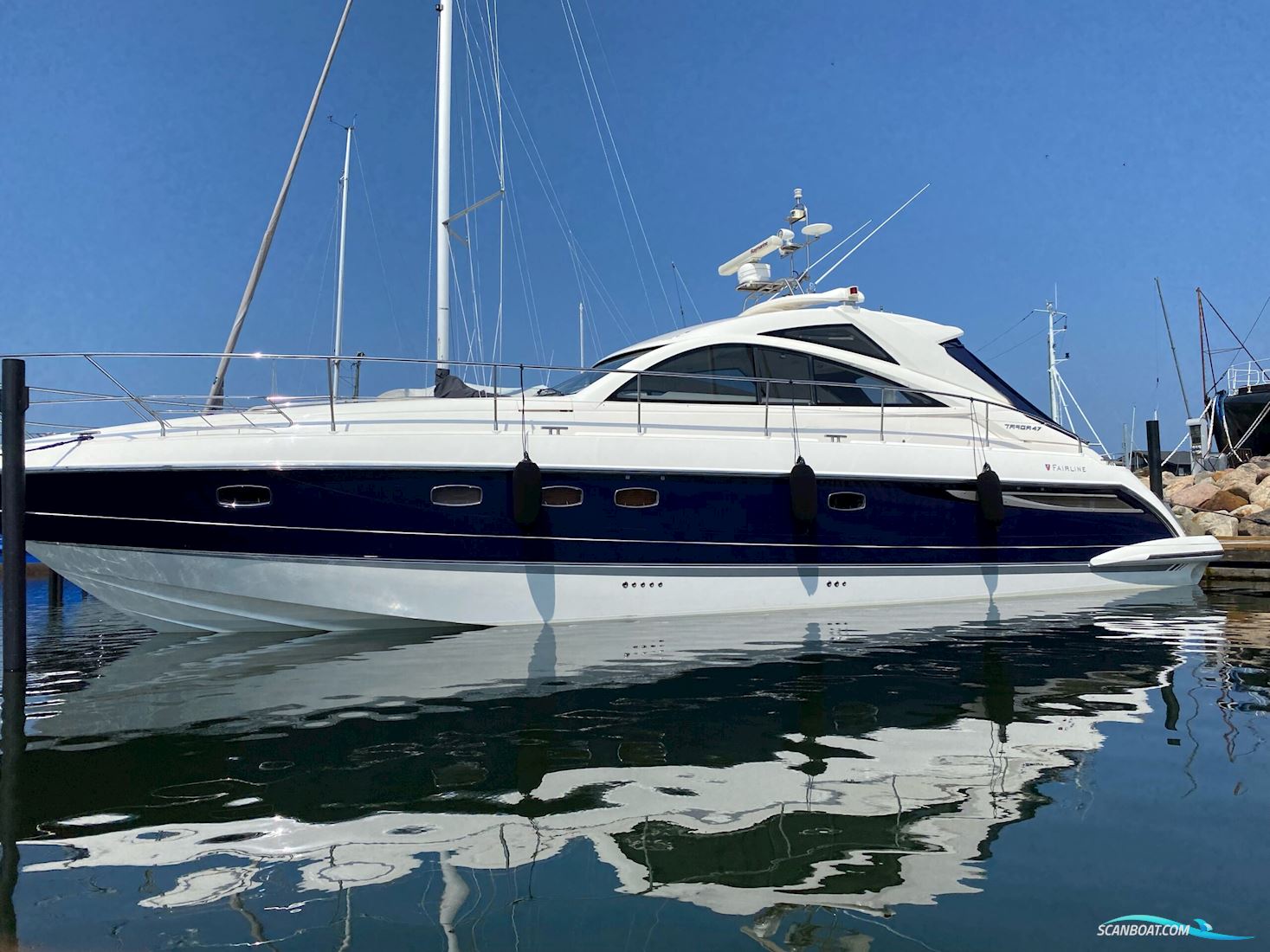 Fairline Targa 47 Motorboot 2007, mit Volvo Penta D9-575 motor, Dänemark