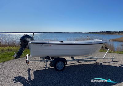 Fjordjollen 470 Fisk på Lager Motorboot 2025, Dänemark