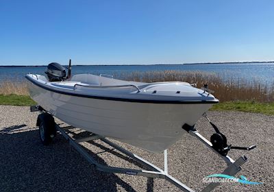 Fjordjollen 470 Fisk på Lager Motorboot 2025, Dänemark