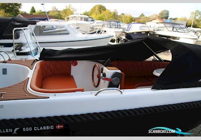 Fjordjollen 500 Classic Motorboot 2024, mit Yamaha F40FETL motor, Dänemark
