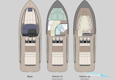 Focus Forza 37 Motorboot 2023, mit Mercuri MD 3.0 Bravo X
 motor, Spanien