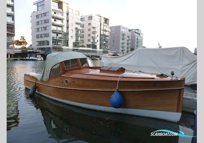 Fröbergs Fröberg Mahagonie Oldtimer Motorboot 1926, mit Volvo Penta motor, Deutschland