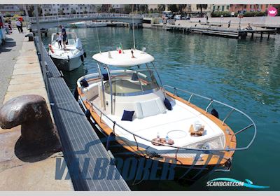 Gozzo Salernitano Venere 28 Motorboot 2009, mit Hyundai V6 motor, Italien