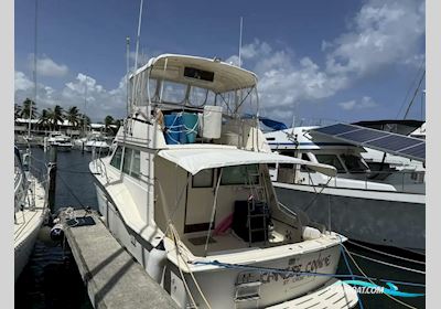 Hatteras 37 Convertible Motorboot 1979, mit Detroit Diesel motor, USA
