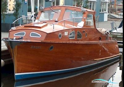 Iversen Siroka Motorboot 1939, mit Volvo Penta motor, Niederlande