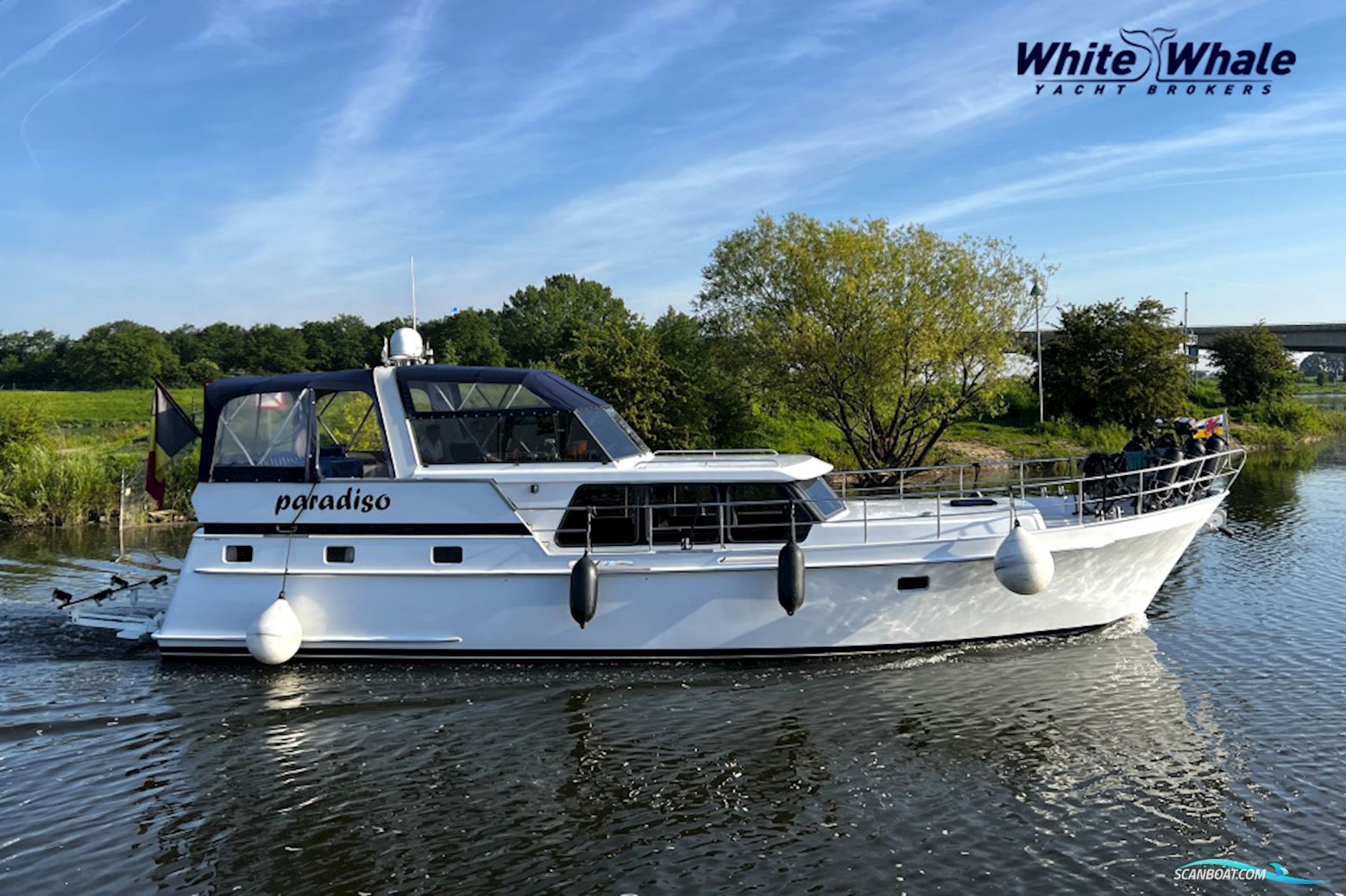 Kompier Kruiser 14.50 AK Motorboot 1997, mit Perkins motor, Belgien