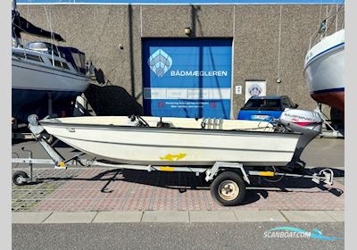 Limbo 14 Styrepultsjolle Motorboot 1995, mit Mariner motor, Dänemark