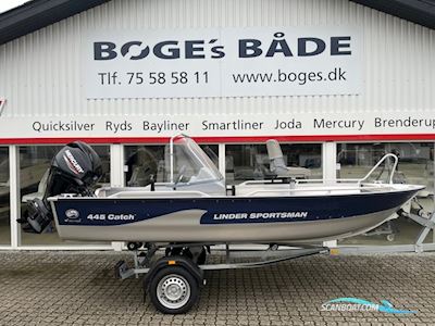 Linder 445 Sportsman Catch Inkl. F30 Mercury-Efi 4 Takt HD Motorboot 2024, Dänemark