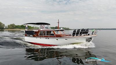 Lowland Rondspant Kruiser 13.00 AK Cabrio Motorboot 1974, mit Vetus Deutz motor, Niederlande