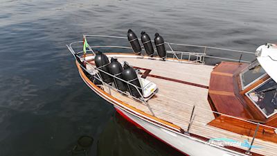 Lowland Rondspant Kruiser 13.00 AK Cabrio Motorboot 1974, mit Vetus Deutz motor, Niederlande