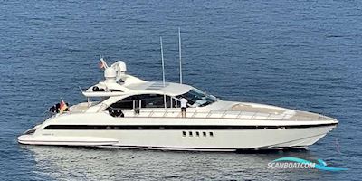 Mangusta 80 Motorboot 2006, mit MTU 16V 2000 M92 motor, Spanien