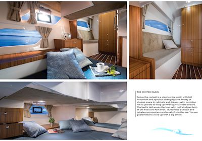 Marex 360 Cabriolet Cruiser Motorboot 2019, mit Mercury motor, Dänemark