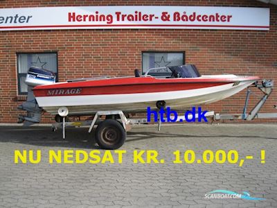 Mirage Powerboat 15,6" m/Evinrude 115 hk V4 - NU Nedsat KR. 10.000,- ! Motorboot 2025, mit Evinrude motor, Dänemark