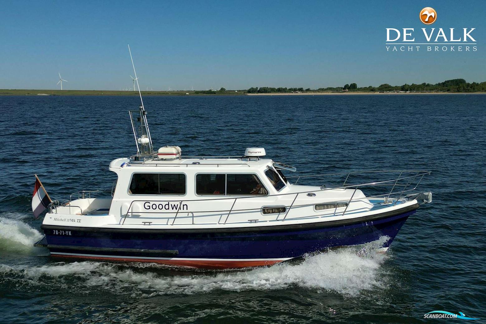 Mitchell 31 Mkii Motorboot 2004, mit Perkins motor, Niederlande