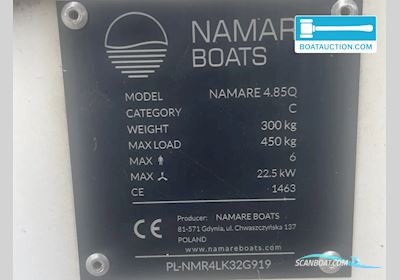 Namare 485Q Motorboot 2022, mit Mercury motor, Belgien