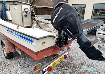 Norma 17 Med Mercury 25 Efi Motorboot 1996, mit Mercury motor, Dänemark