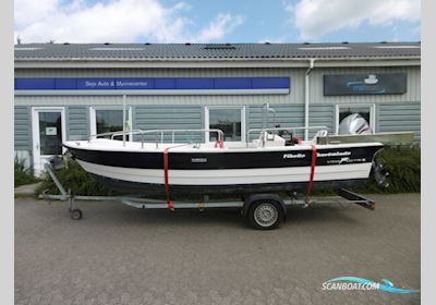 Nydam 550 Fisk Motorboot 2013, mit Mariner F50ELPT EFI motor, Dänemark