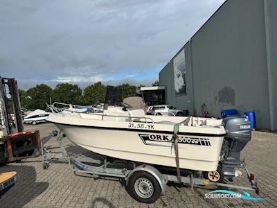 Orka Visboot 500 CC Hobim Boats Motorboot 2004, mit Yamaha motor, Niederlande