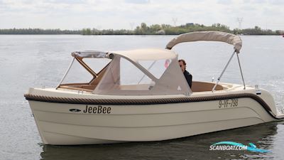 Oud Huijzer 616 Motorboot 2022, mit Netjes in de Bun Met Tilt Switch op de Gashandel motor, Niederlande