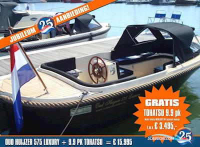 Oudhuijzer 575 Luxury, Jubileum nu Met Gratis Tohatsu 10 pk Motorboot 2025, Niederlande