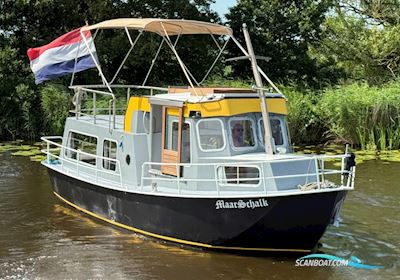 Parlevinker Tinyhouse Motorboot 1982, mit Mercedes motor, Niederlande