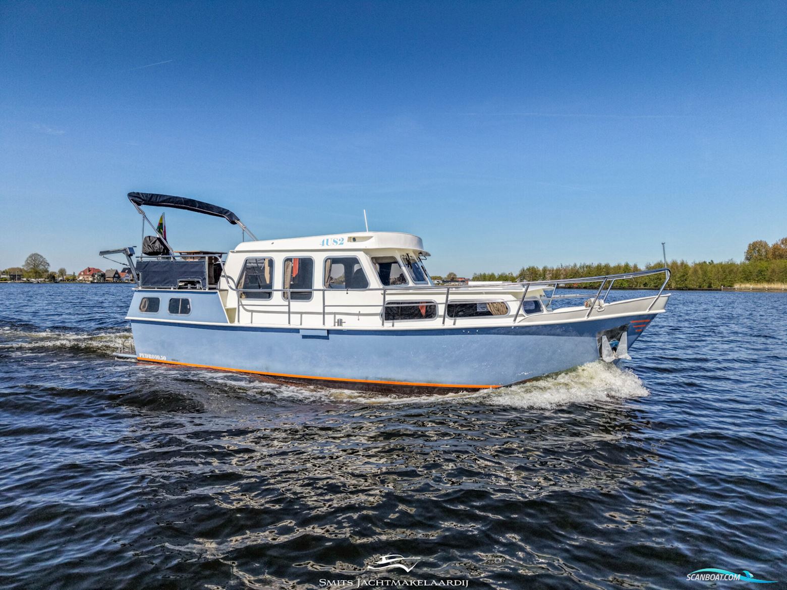 Pedro 10.50 AK – Refit 2023 Motorboot 1978, mit Nanni N4.80 motor, Niederlande