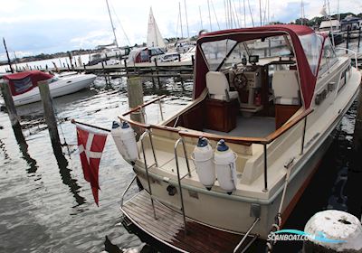 Polaris 25 Motorboot 1974, mit Lombardini Ldw2204M motor, Dänemark