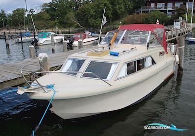 Polaris 25 Motorboot 1974, mit Lombardini Ldw2204M motor, Dänemark