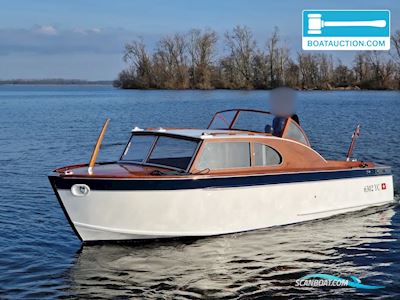 Portier Holiday Motorboot 1955, mit Volvo Penta motor, Niederlande