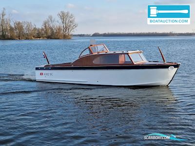 Portier Holiday Motorboot 1955, mit Volvo Penta motor, Niederlande